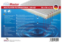 Papillon Filtermatte UNI-6D, 1 Stück 6 Papillon Filtermatte UNI-6D, 1 Stück -Flossen Freunde papillon 74p03451 filtermatte uni 6d 4