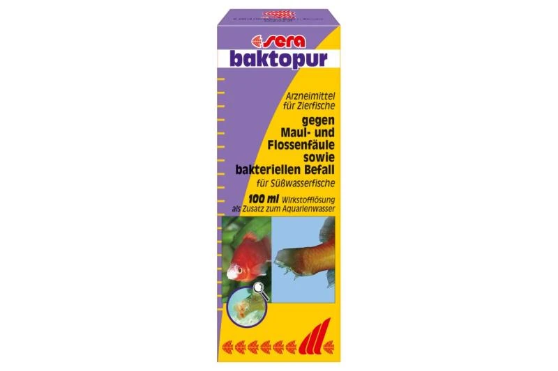 Sera Bactopur, 100 Ml - Zierfischarzneimittel 1 Sera Bactopur, 100 Ml - Zierfischarzneimittel