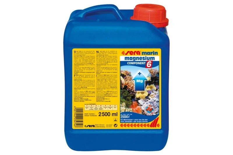 Sera Marin COMPONENT 6 Magnesium, 2.500 Ml, Reichweite: 25.000 Liter 1 Sera Marin COMPONENT 6 Magnesium, 2.500 Ml, Reichweite: 25.000 Liter