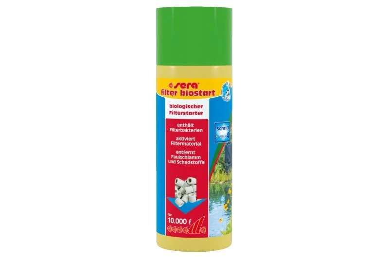 Sera Pond Filter Biostart, 250 Ml - Reichweite 10.000 Literr 1 Sera Pond Filter Biostart, 250 Ml - Reichweite 10.000 Literr